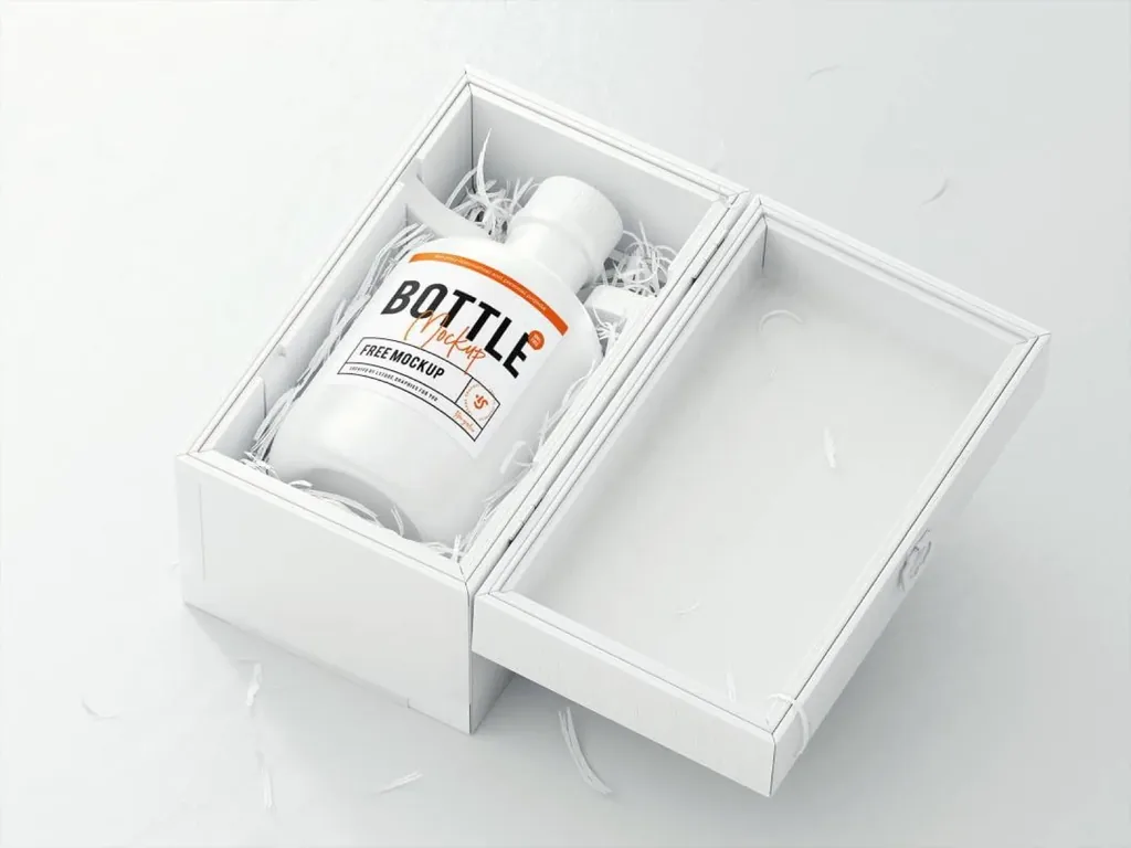 Bottle Logo Mockup